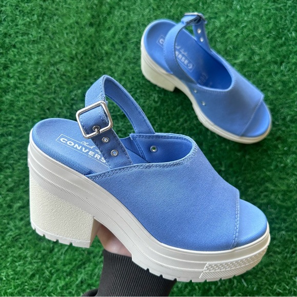 Converse Shoes - Converse Chuck 70 De Luxe Heel Mule Ox Open Sky